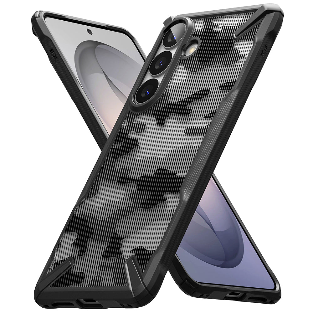 Husa de protectie Ringke Fusion X compatibil cu Samsung Galaxy S26 Plus, Camo Black