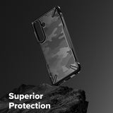 Husa de protectie Ringke Fusion X compatibil cu Samsung Galaxy S26 Plus, Camo Black