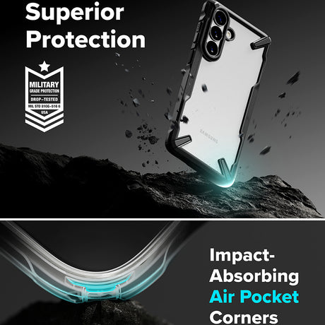 Husa de protectie Ringke Fusion X compatibil cu Samsung Galaxy S26 Plus, Negru