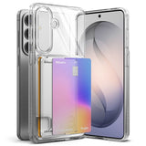 Husa de protectie Ringke Fusion Card compatibil cu Samsung Galaxy S26, Transparent
