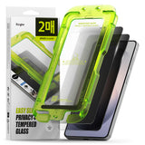 Folie de protectie Ringke Easy Slide Tempered Glass (set de 2) compatibil cu Samsung Galaxy S26, Privacy