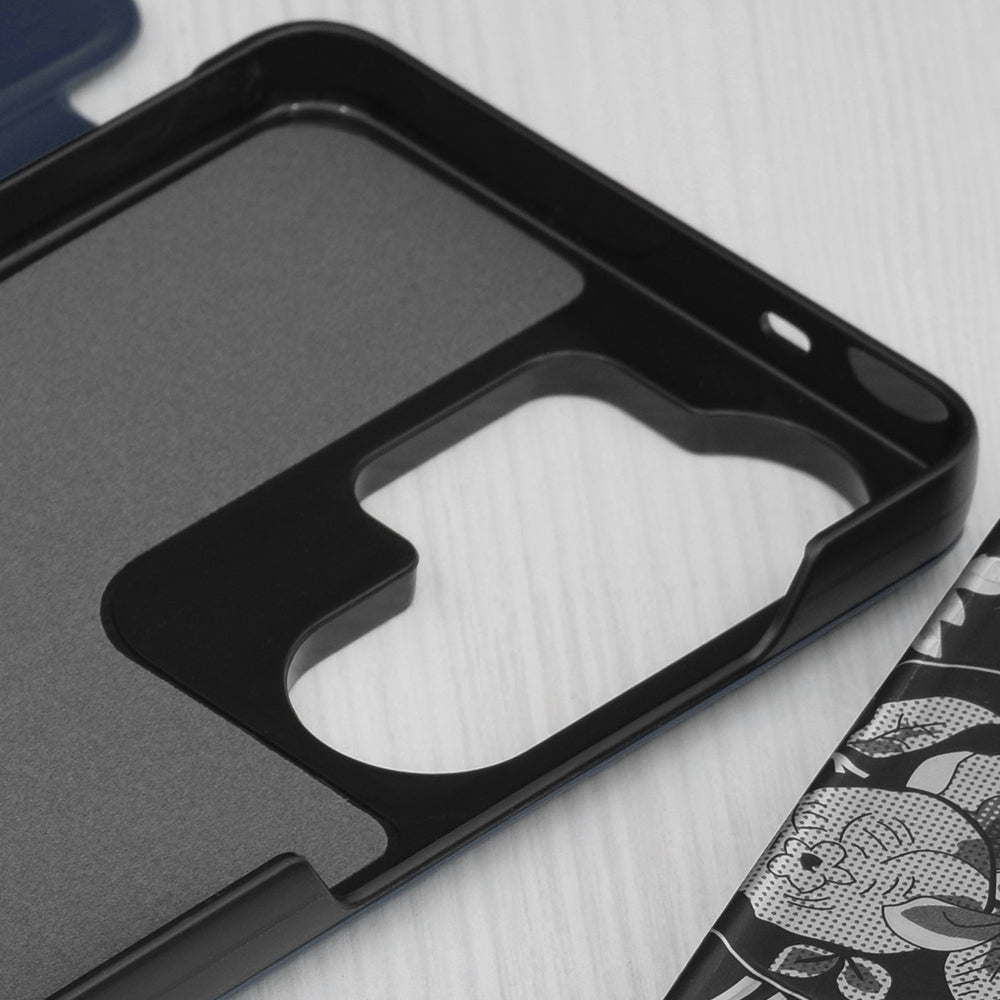 Husa de protectie Techsuit eFold Series compatibil cu Samsung Galaxy S26 Ultra, Albastru Inchis