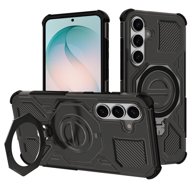Husa de protectie Techsuit Carbon Shield PRO compatibil cu Samsung Galaxy S26 Plus, Negru