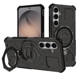 Husa de protectie Techsuit Carbon Shield PRO compatibil cu Samsung Galaxy S26, Negru