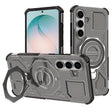 Husa de protectie Techsuit Carbon Shield PRO compatibil cu Samsung Galaxy S26 Plus, Negru Fumuriu
