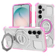 Husa de protectie Techsuit Carbon Shield PRO compatibil cu Samsung Galaxy S26 Plus, Roz Transparent