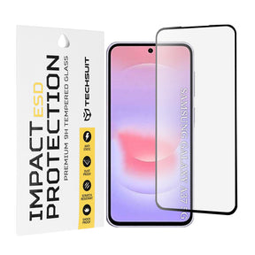 Folie de protectie Techsuit ESD Glass compatibil cu Samsung Galaxy A37 5G, Negru