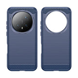 Husa de protectie Techsuit Carbon Silicone compatibil cu Honor Magic8 Pro, Albastru
