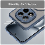 Husa de protectie Techsuit HaloFrost II MagSafe compatibil cu Xiaomi Redmi Note 15 Pro+ 5G / Poco M8 Pro 5G, Bleumarin
