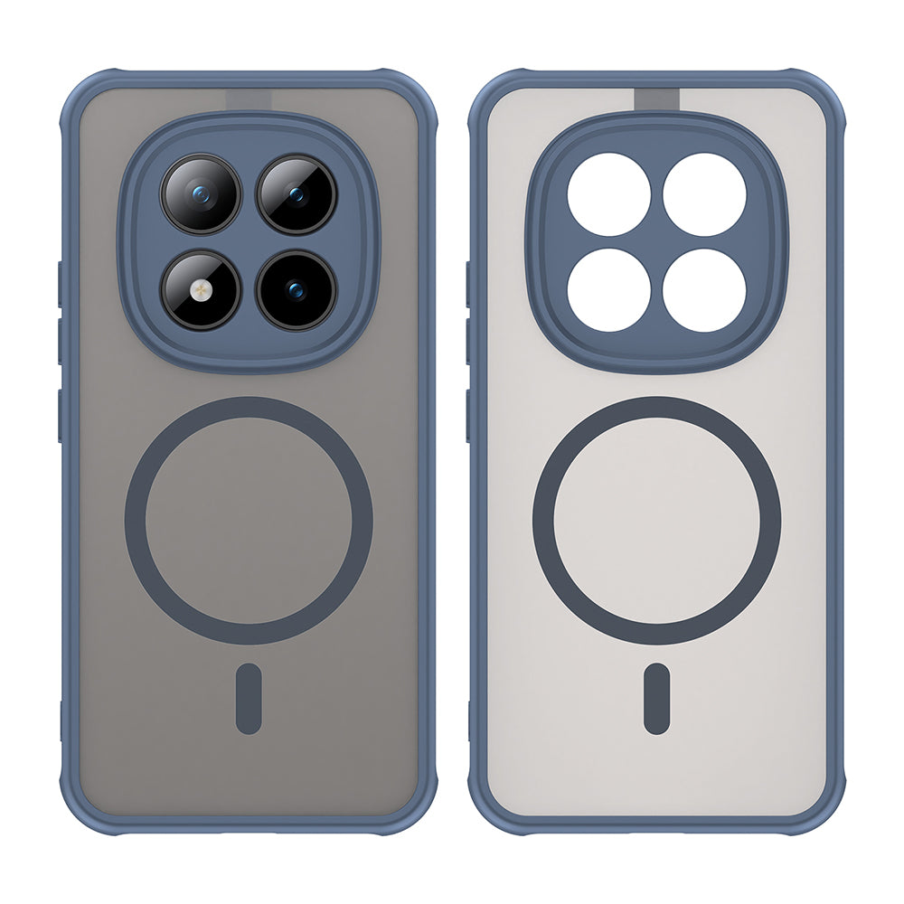 Husa de protectie Techsuit HaloFrost II MagSafe compatibil cu Xiaomi Redmi Note 15 Pro+ 5G / Poco M8 Pro 5G, Bleumarin
