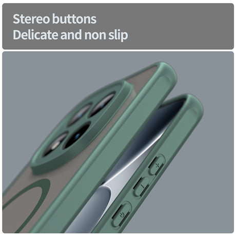 Husa de protectie Techsuit HaloFrost II MagSafe compatibil cu Xiaomi Redmi Note 15 Pro+ 5G / Poco M8 Pro 5G, Verde