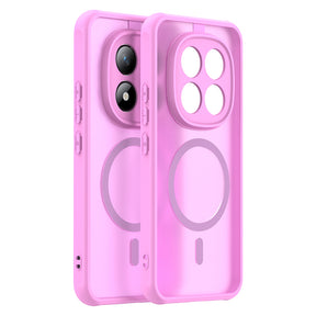 Husa de protectie Techsuit HaloFrost II MagSafe compatibil cu Xiaomi Redmi Note 15 Pro+ 5G / Poco M8 Pro 5G, Roz