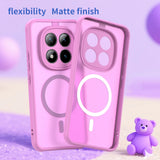 Husa de protectie Techsuit HaloFrost II MagSafe compatibil cu Xiaomi Redmi Note 15 Pro+ 5G / Poco M8 Pro 5G, Roz