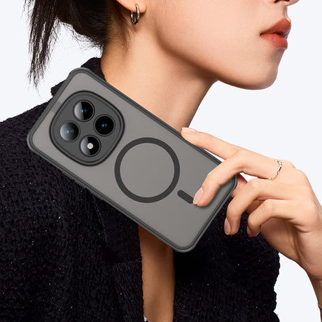 Husa de protectie Techsuit HaloFrost II MagSafe compatibil cu Xiaomi Redmi Note 15 Pro+ 5G / Poco M8 Pro 5G, Negru