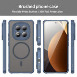 Husa de protectie Techsuit HaloFrost II MagSafe compatibil cu Xiaomi Redmi Note 15 Pro 4G, Bleumarin