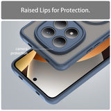 Husa de protectie Techsuit HaloFrost II MagSafe compatibil cu Xiaomi Redmi Note 15 Pro 4G, Bleumarin