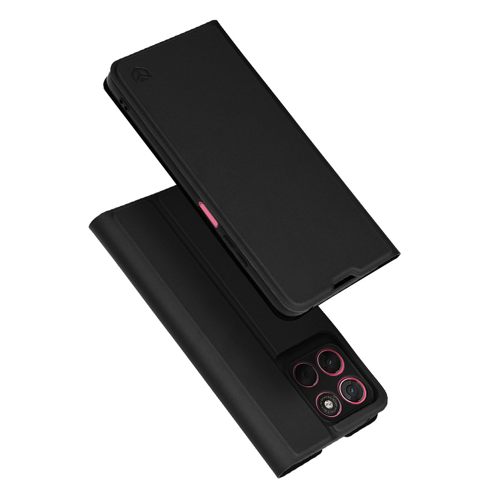 Husa de protectie Techsuit Magskin Book compatibil cu Motorola Moto G57 Power / G67 Power, Negru
