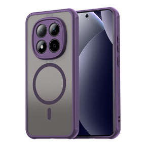 Husa de protectie Techsuit HaloFrost II MagSafe compatibil cu Xiaomi Redmi Note 15 Pro 5G, Mov