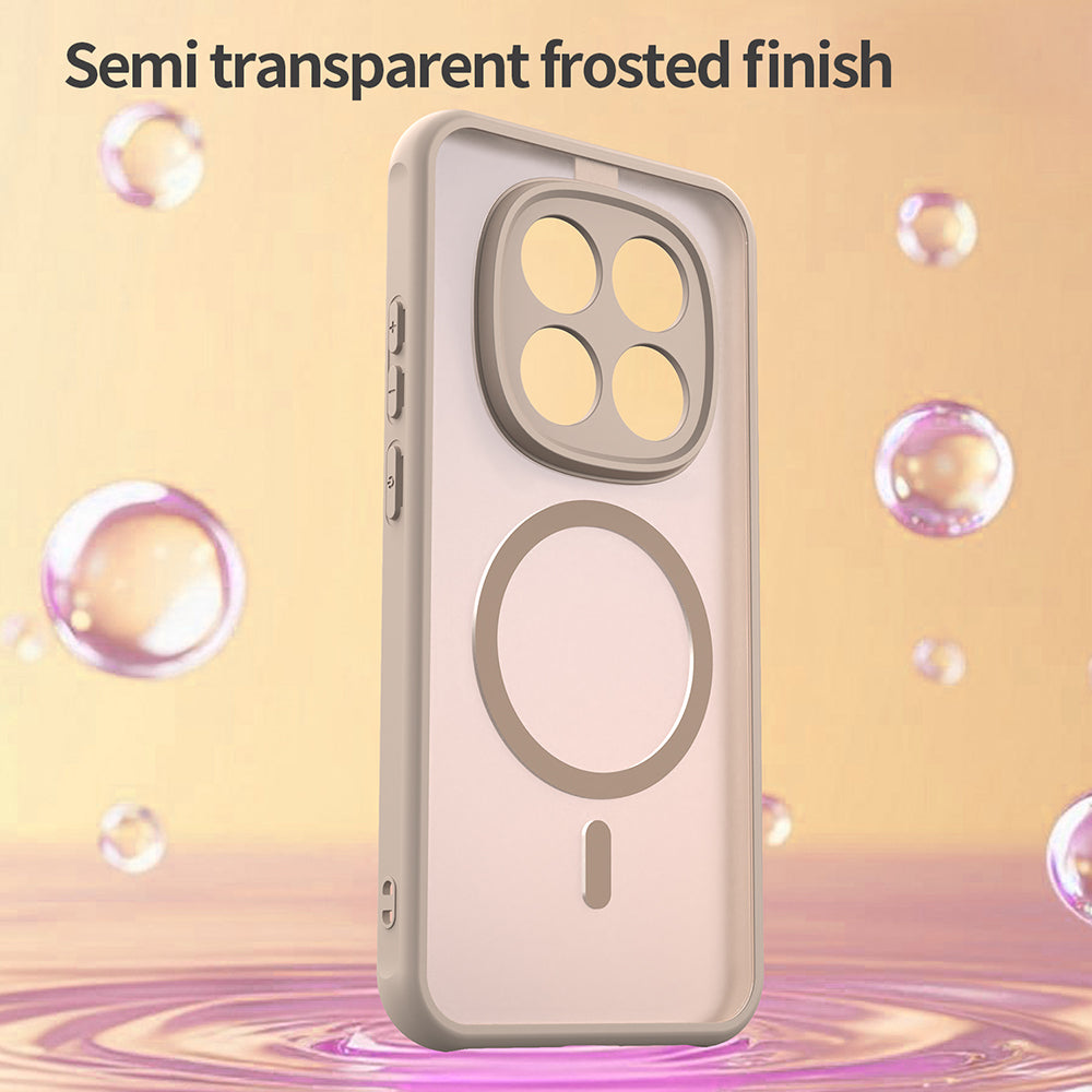 Husă Techsuit HaloFrost II MagSafe pentru Xiaomi Redmi Note 15 Pro 5G, aurie
