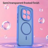 Husa de protectie Techsuit HaloFrost II MagSafe compatibil cu Xiaomi Redmi Note 15 Pro 5G, Albastru Cer