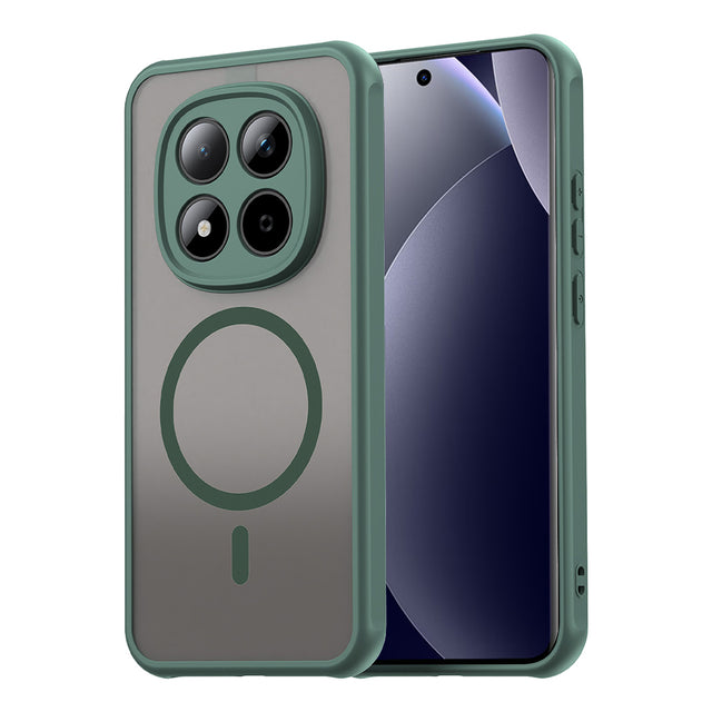 Husa de protectie Techsuit HaloFrost II MagSafe compatibil cu Xiaomi Redmi Note 15 Pro 5G, Verde