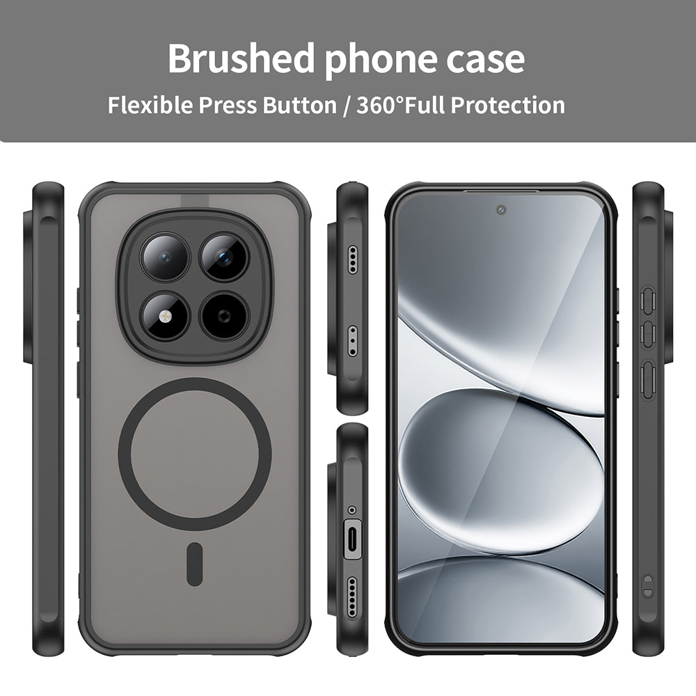 Husa de protectie Techsuit HaloFrost II MagSafe compatibil cu Xiaomi Redmi Note 15 Pro 5G, Negru