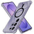 Husa de protectie Techsuit Shockproof Clear Silicone MagSafe compatibil cu Samsung Galaxy S26 Ultra, Negru Fumuriu
