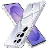Husa de protectie Techsuit Shockproof Clear Silicone MagSafe compatibil cu Samsung Galaxy S26 Ultra, Transparent