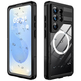 Husa de protectie ShellBox Waterproof IP68 compatibil cu Samsung Galaxy S26 Ultra, Negru