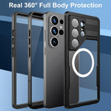 Husa de protectie ShellBox Waterproof IP68 compatibil cu Samsung Galaxy S26 Ultra, Negru
