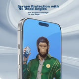 Folie de protectie Blueo Anti-Glare Matte Glass compatibil cu Samsung Galaxy S26, Negru