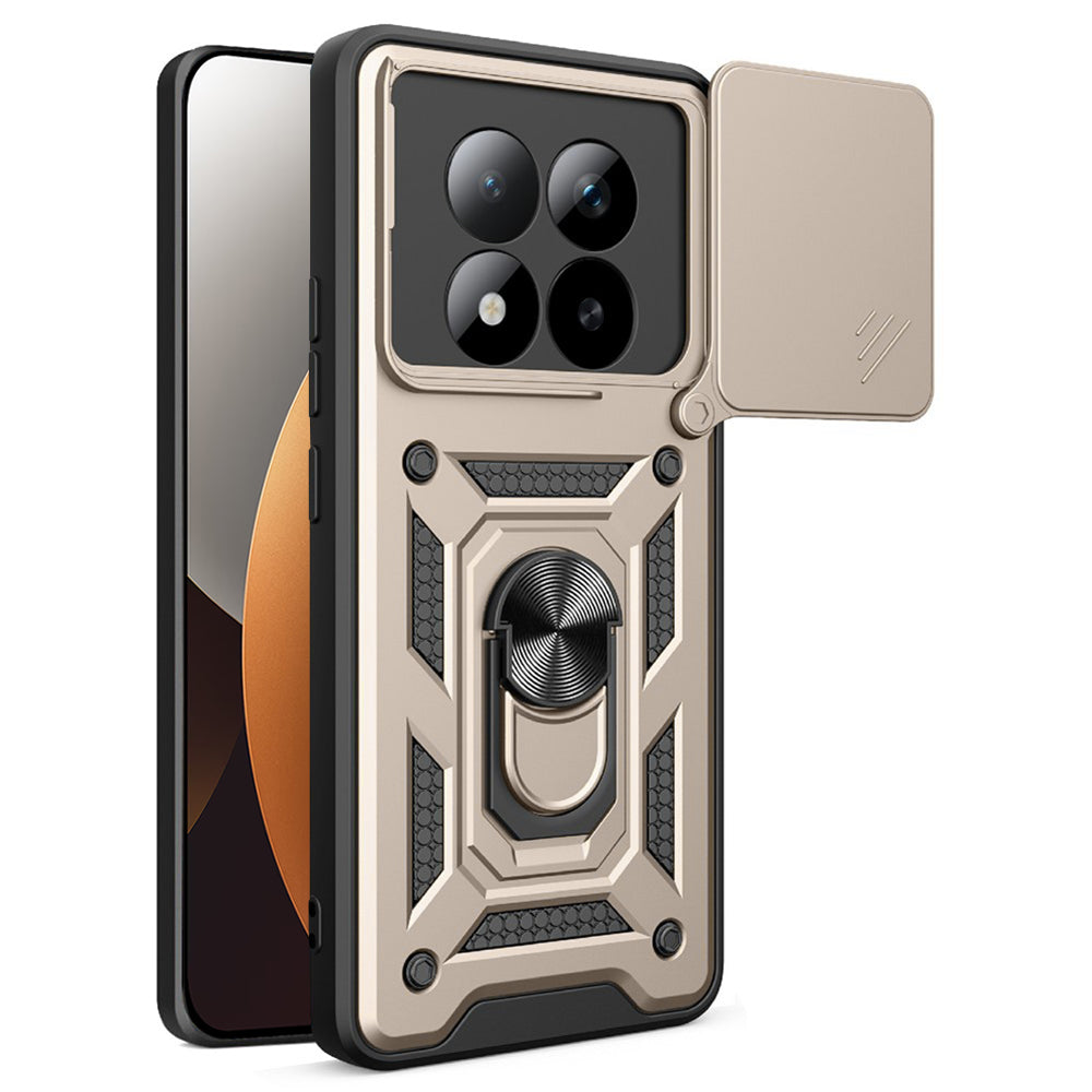 Husa de protectie Techsuit CamShield Series compatibil cu Xiaomi Redmi Note 15 Pro+ 5G / Poco M8 Pro 5G, Auriu