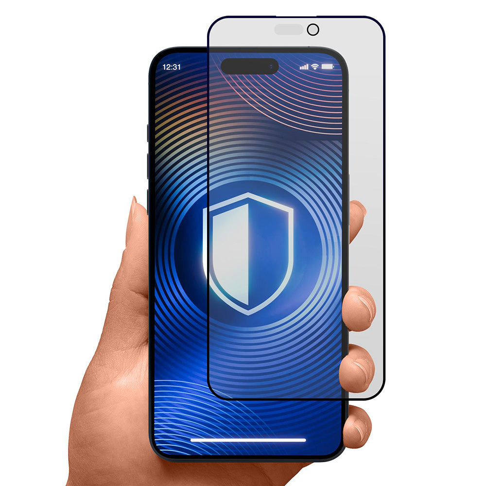 Folie de protectie 3mk HardGlass Max compatibil cu iPhone 16 Pro Max, Privacy