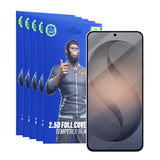 Folie de protectie Blueo 2.5D Silk Full Cover HD Glass (set de 5) compatibil cu Samsung Galaxy S26, Negru