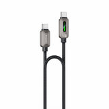 Cablu Yesido CA198, USB-C la USB-C, 60W, 1.2m, Negru