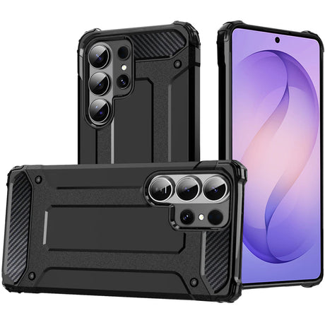 Husa de protectie Techsuit Hybrid Armor compatibil cu Samsung Galaxy S26 Ultra, Negru