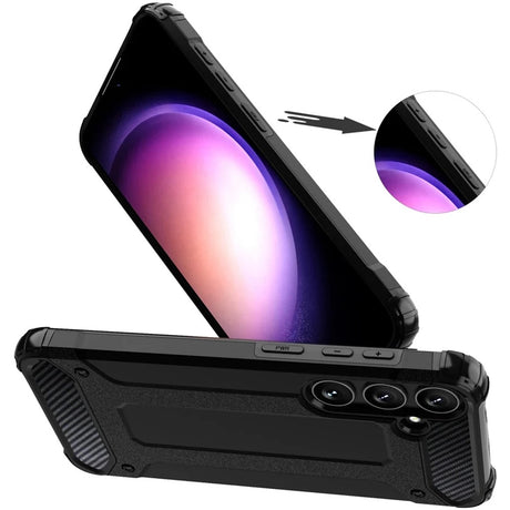 Husa de protectie Techsuit Hybrid Armor compatibil cu Samsung Galaxy S26 Ultra, Negru