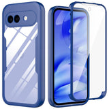 Folie de protectie Techsuit ColorVerse 360 Series + compatibil cu Google Pixel 10a, Albastru
