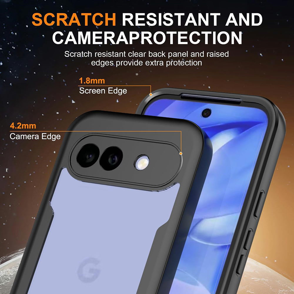Folie de protectie Techsuit ColorVerse 360 Series + compatibil cu Google Pixel 10a, Negru