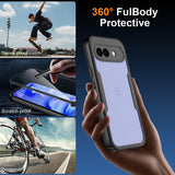 Folie de protectie Techsuit ColorVerse 360 Series + compatibil cu Google Pixel 10a, Negru