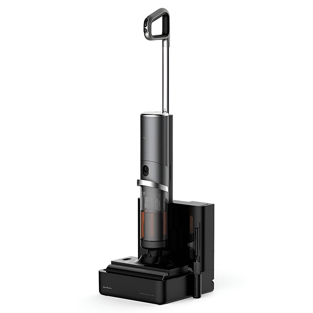 Deerma Cordless Vacuum Cleaner (VX900W), Dry & Wet Cleaning, 16000Pa, 4000mAh, 230W, Base with Additional Water Tank, Negru