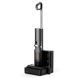 Deerma Cordless Vacuum Cleaner (VX900W), Dry & Wet Cleaning, 16000Pa, 4000mAh, 230W, Base with Additional Water Tank, Negru
