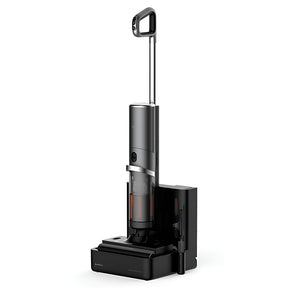 Deerma Cordless Vacuum Cleaner (VX900W), Dry & Wet Cleaning, 16000Pa, 4000mAh, 230W, Base with Additional Water Tank, Negru