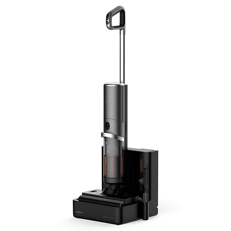 Deerma Cordless Vacuum Cleaner (VX900W), Dry & Wet Cleaning, 16000Pa, 4000mAh, 230W, Base with Additional Water Tank, Negru
