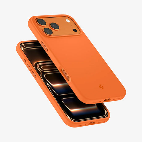 Husa de protectie Spigen Silicone Fit MagSafe compatibil cu iPhone 17 Pro Max, Portocaliu