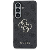 Husa de protectie Guess Hardcase 4G Big Metal Logo (GUHCS26S4GMGGR) compatibil cu Samsung Galaxy S26, Negru