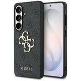 Husa de protectie Guess Hardcase 4G Big Metal Logo (GUHCS26S4GMGGR) compatibil cu Samsung Galaxy S26, Negru