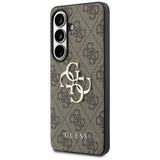 Husa de protectie Guess Hardcase 4G Big Metal Logo (GUHCS26S4GMGBR) compatibil cu Samsung Galaxy S26, Maro