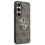 Husa de protectie Guess Hardcase 4G Big Metal Logo (GUHCS26S4GMGBR) compatibil cu Samsung Galaxy S26, Maro