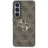 Husa de protectie Guess Hardcase 4G Big Metal Logo (GUHCS26S4GMGBR) compatibil cu Samsung Galaxy S26, Maro